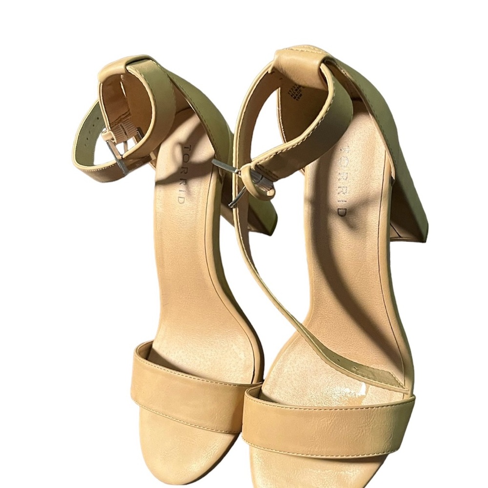 Tan high heels (4 inches) Torrid